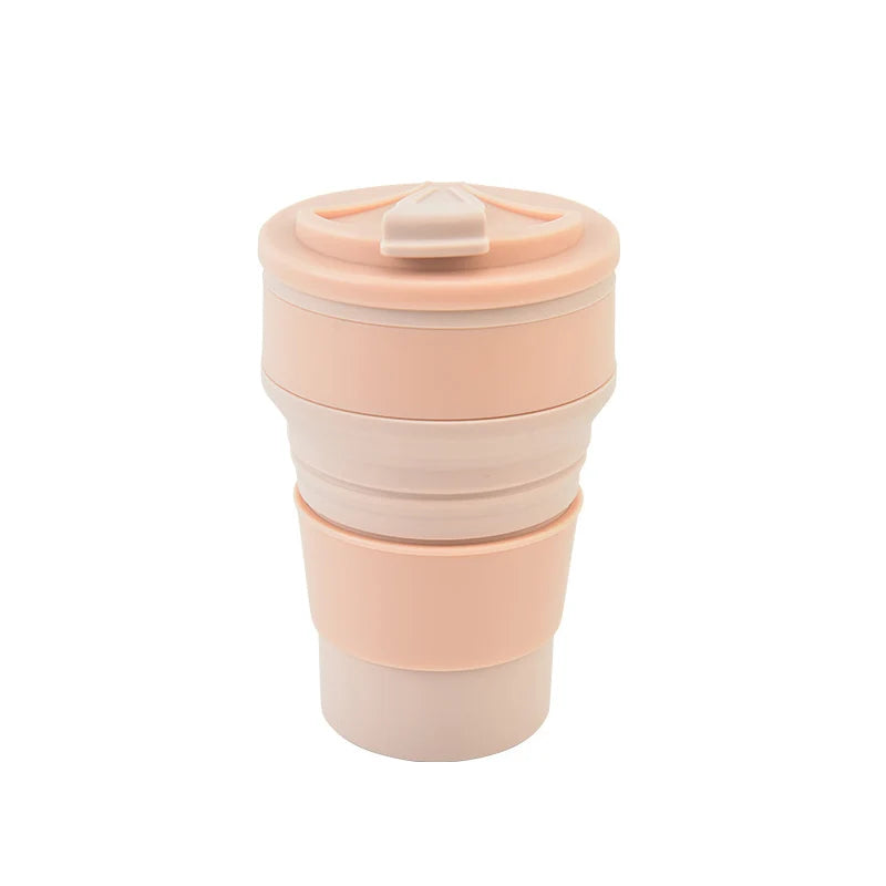 350ML/500ML Silicone Folding Cup | Collapsible Mug