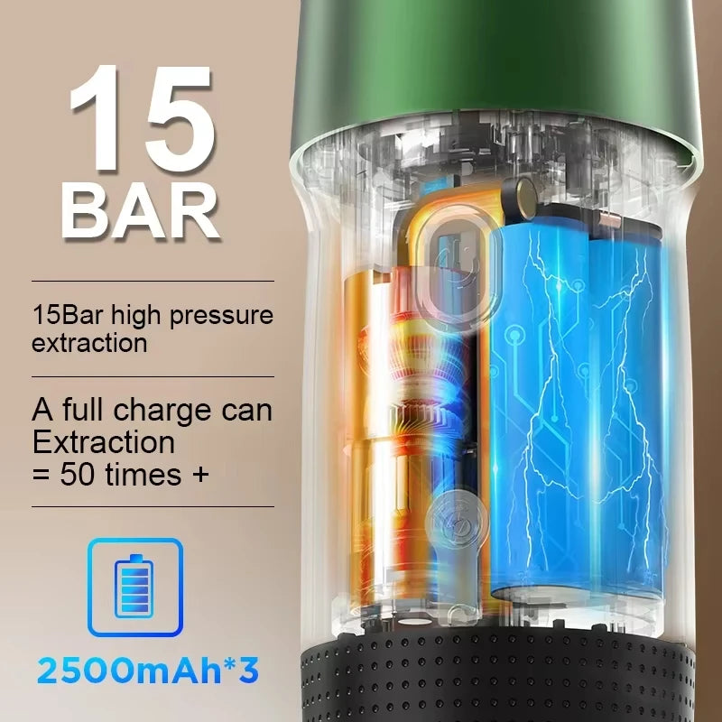 Wireless Electric Portable Espresso Machine
