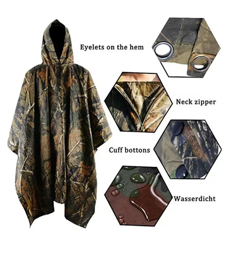 3-in-1 Multifunctional Waterproof Raincoat