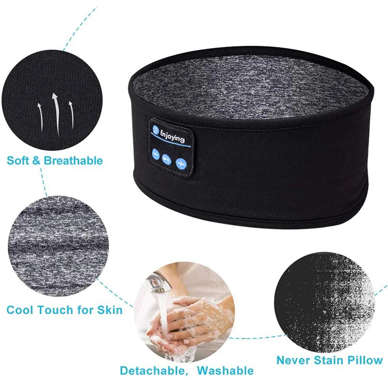 Bluetooth Sports Earphones Sleeping Headband