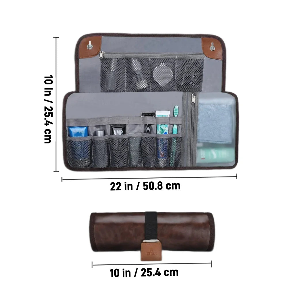 PU Leather Travel Toiletry Bag