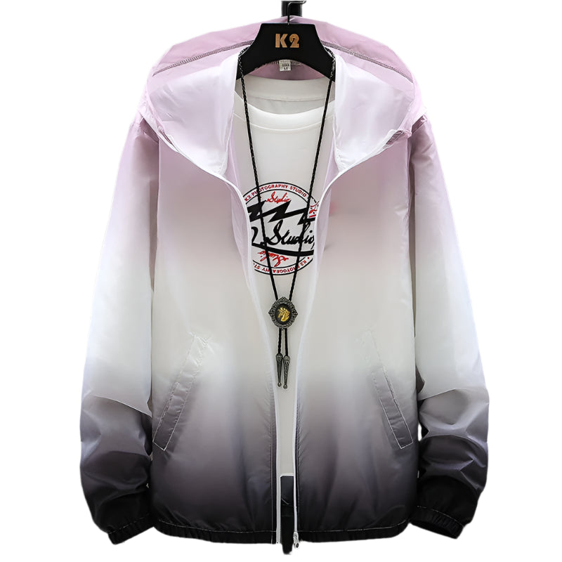 Men's Color Thin Sunscreen Windproof Jacket