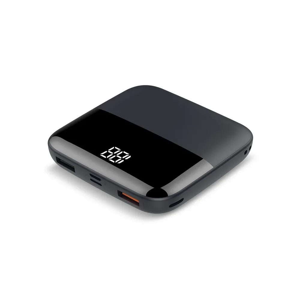 Mini Dual USB Portable Power Bank with Digital Display
