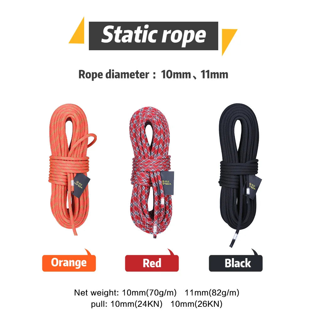 XINDA Rock Climbing Static Rope