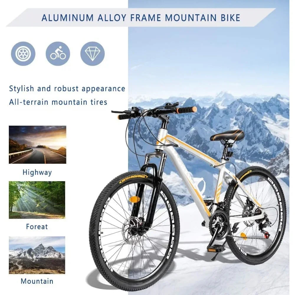 26" Aluminum Frame Mountain Bike
