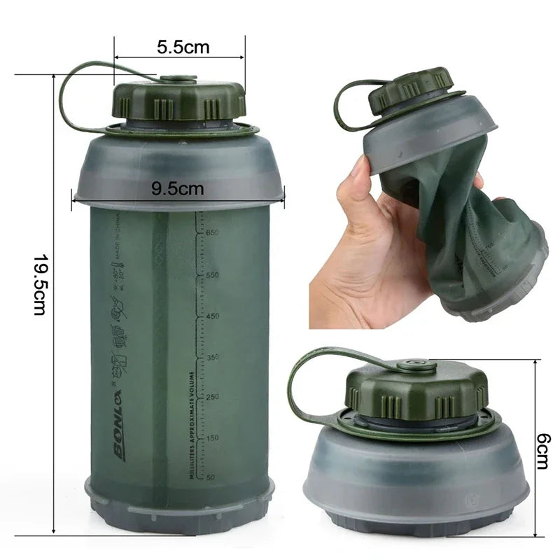750ML Collapsible Soft Water Bottle