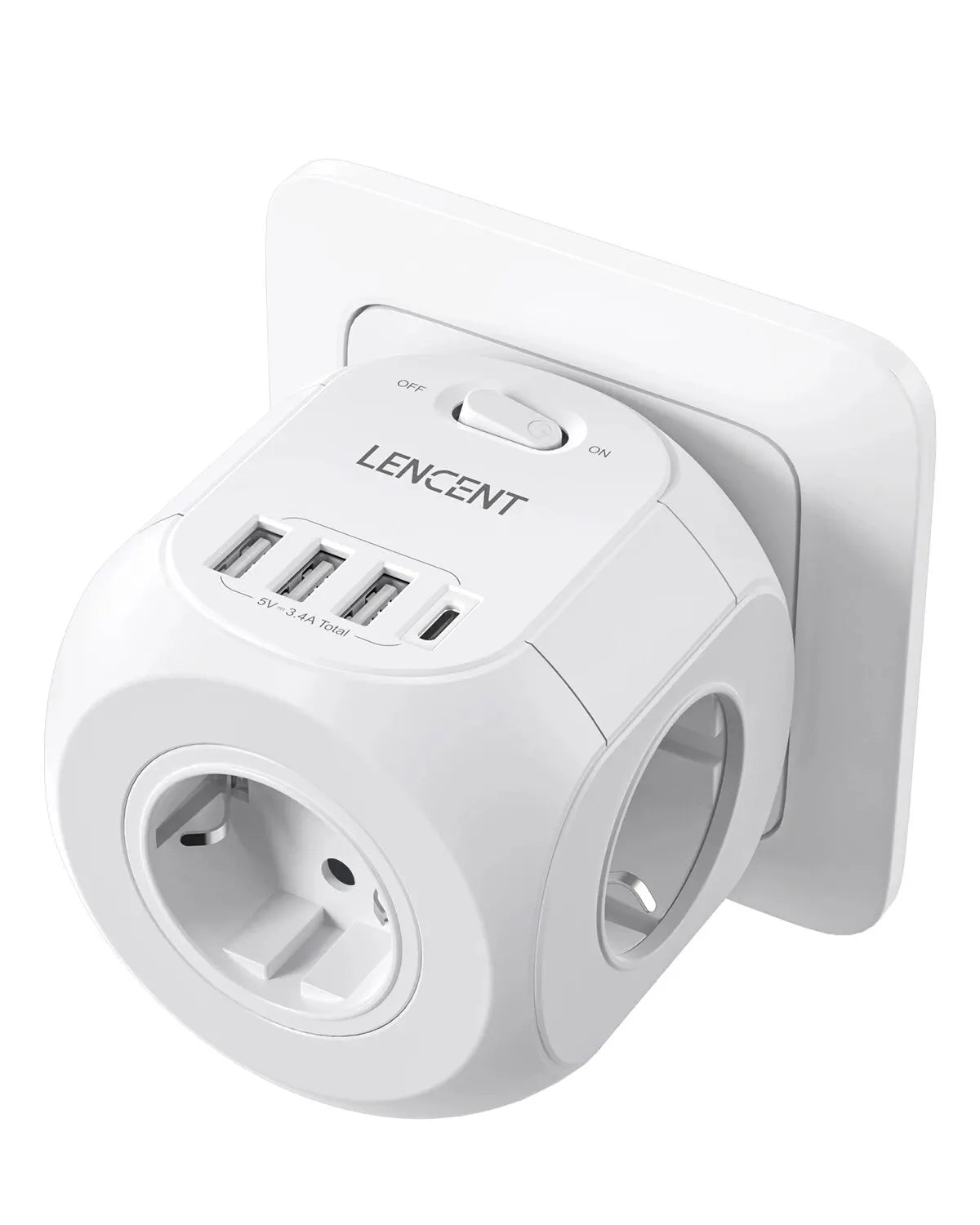 LENCENT Wall Socket Extender