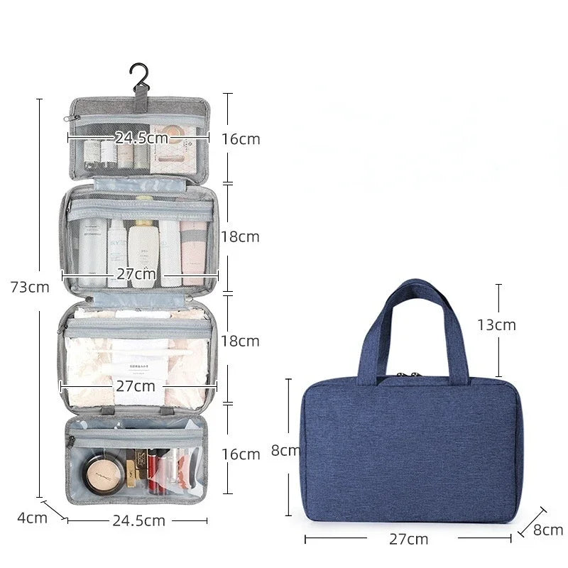 Travel Waterproof Folding Toiletry Bag