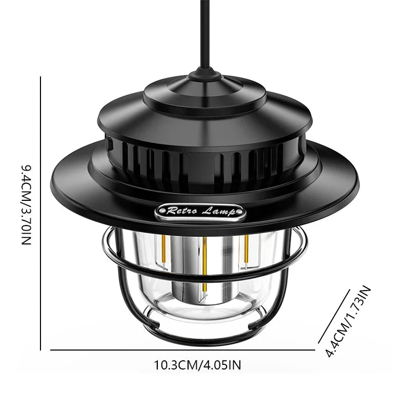 ESMARTER Retro Portable Camping Lantern
