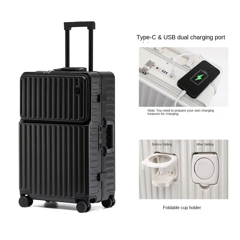 Scratch-Resistant Travel Luggage