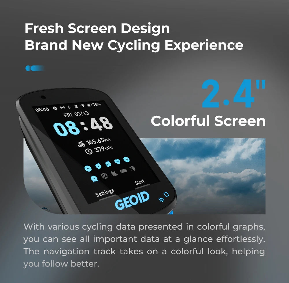 GEOID CC600 Smart GPS Bike Computer