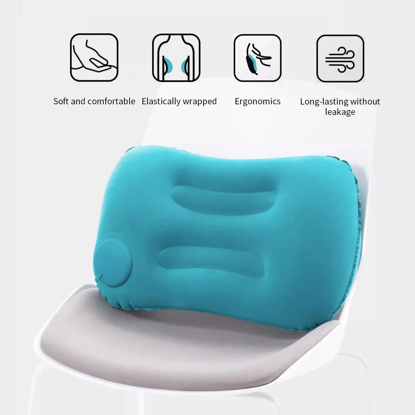 Portable Comfortable Inflatable Pillow