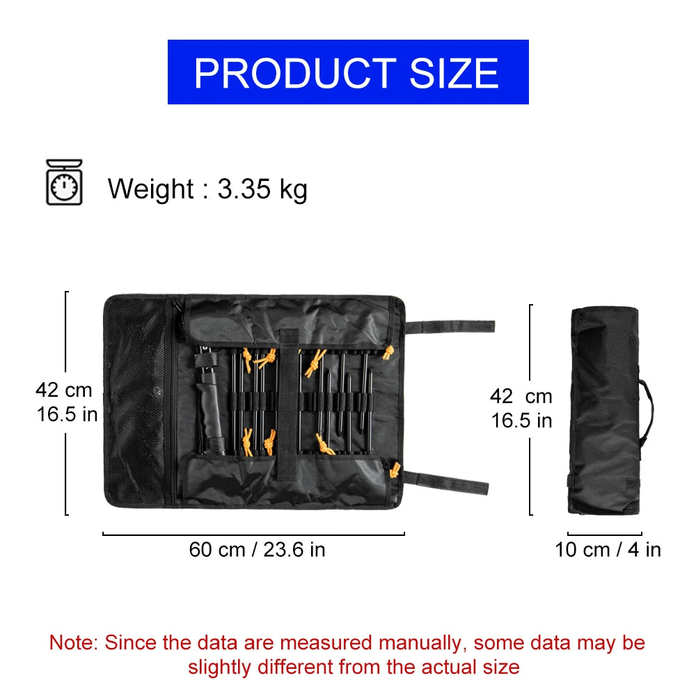 Widesea Camping Hammer & Tent Pegs Rope Set