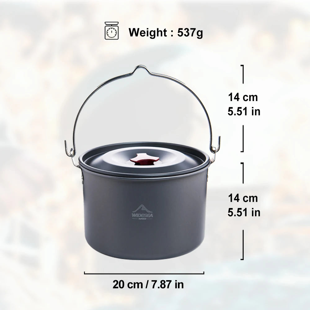 4L Camping Hanging Pot