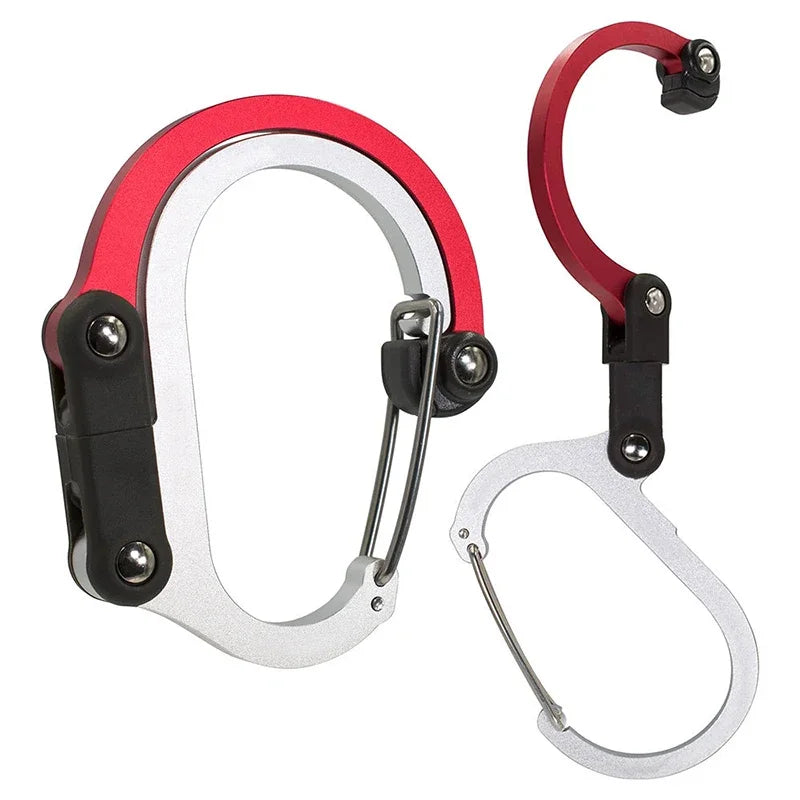 Multifunctional 360° Rotating Clip Carabiner