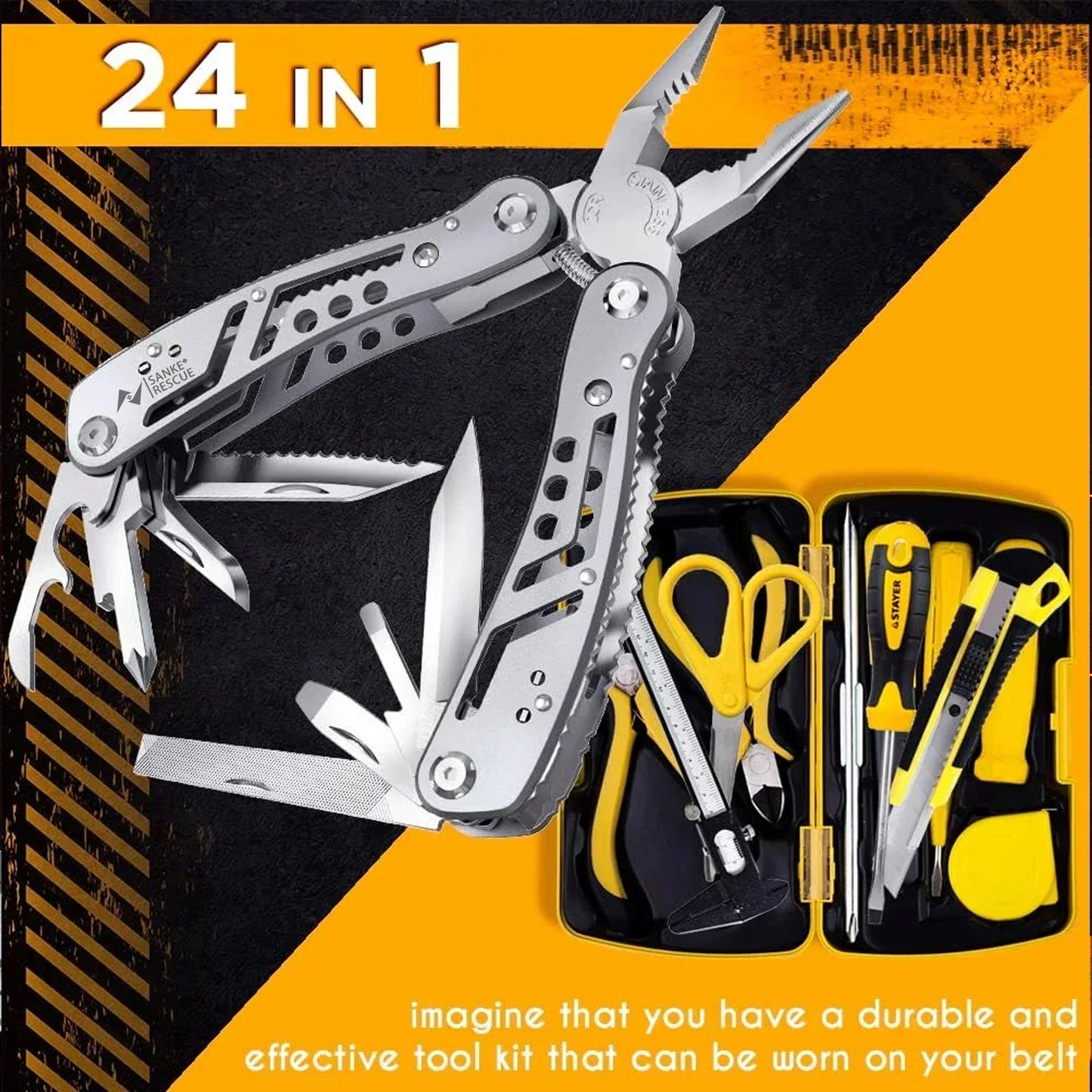 Sanke Rescue Multitool 24-in-1