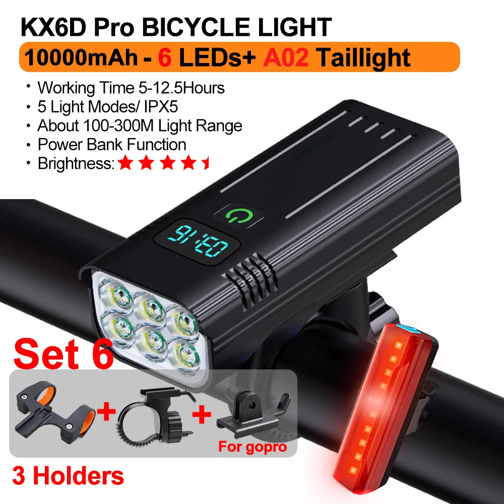 Bike Light with OLED Display & Power Bank