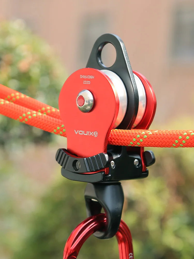 Xinda Rock Climbing Rope Hanging Pulley Ring