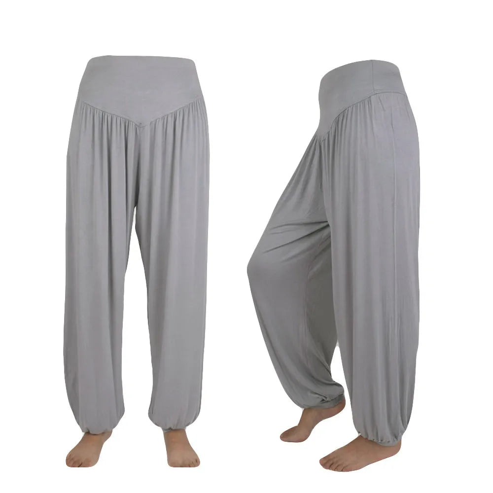 Women's Elastic Loose Casual Cotton Pants