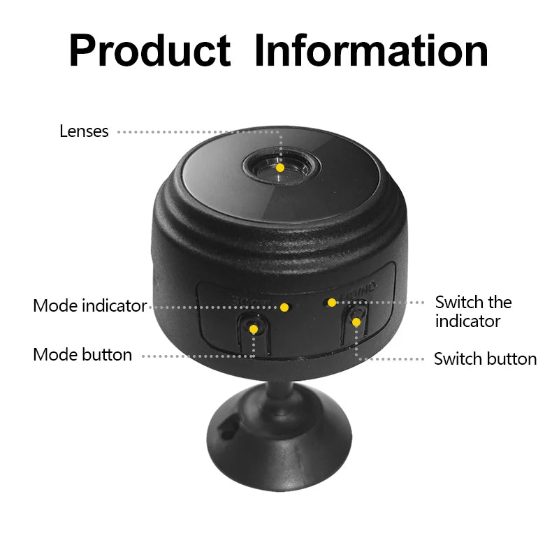 WiFi Mini Camera – Wireless Security Monitoring