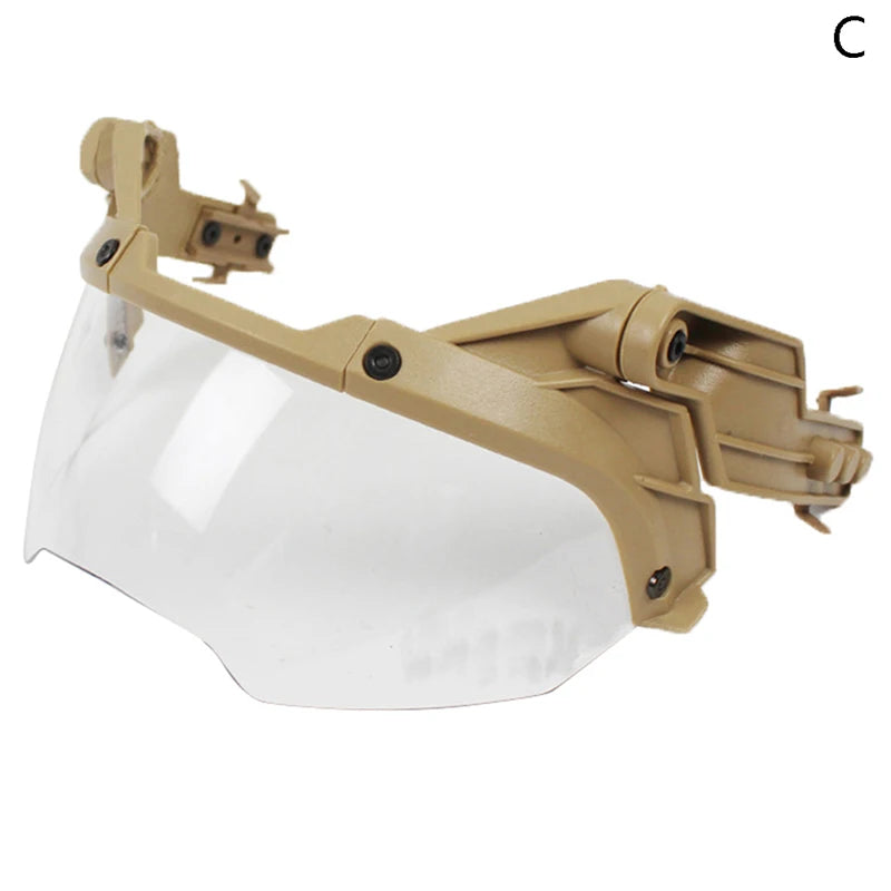 GUOMUZI Adjustable Tactical Helmet Flip Goggles