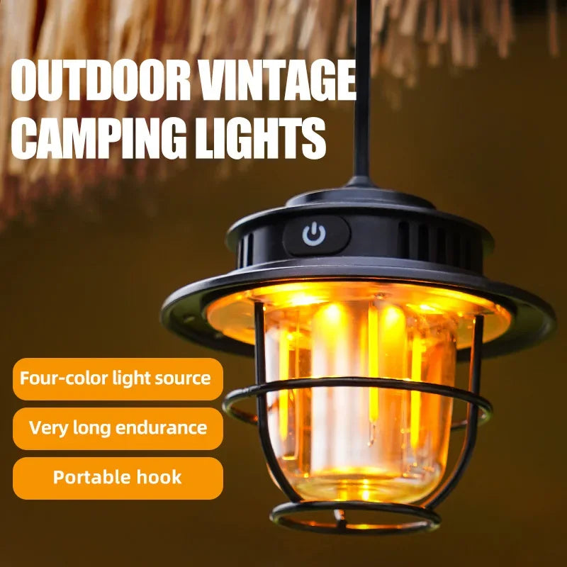 ESMARTER Retro Portable Camping Lantern