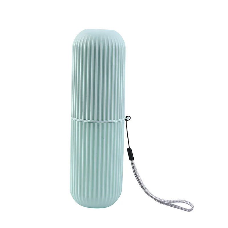 Portable Toothbrush and Toothpaste Holder Case