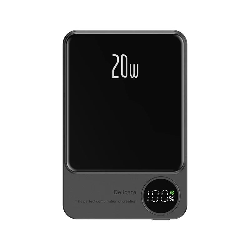 Alloy Magnetic Power Bank Wireless Fast Charger