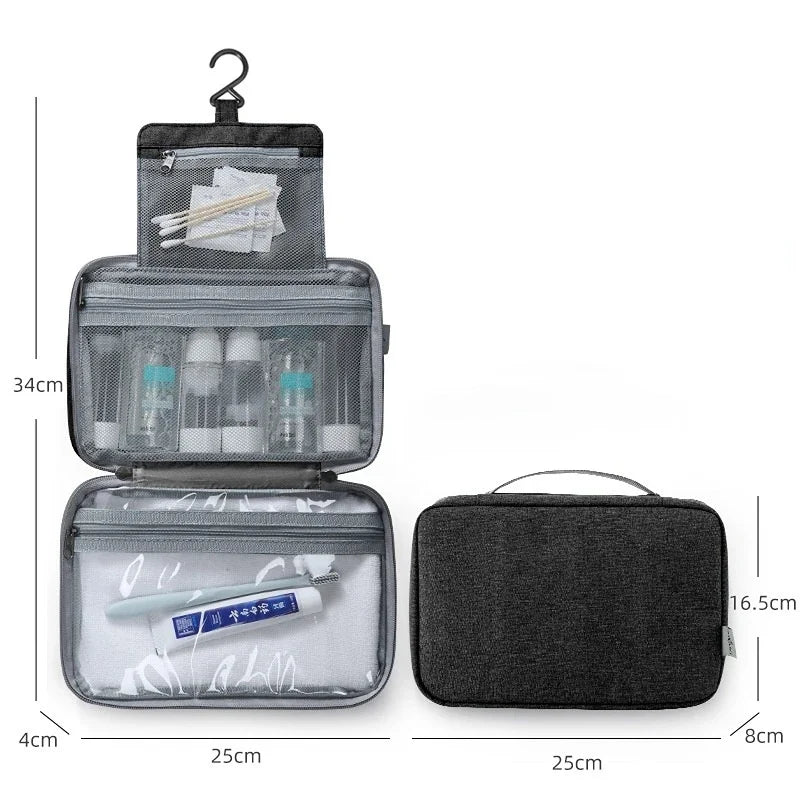 Travel Waterproof Folding Toiletry Bag