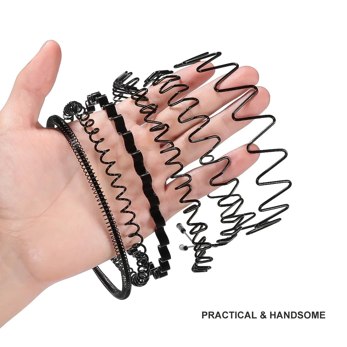 6pcs Metal Headband Set