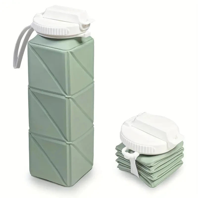Square Silicone Folding Mug