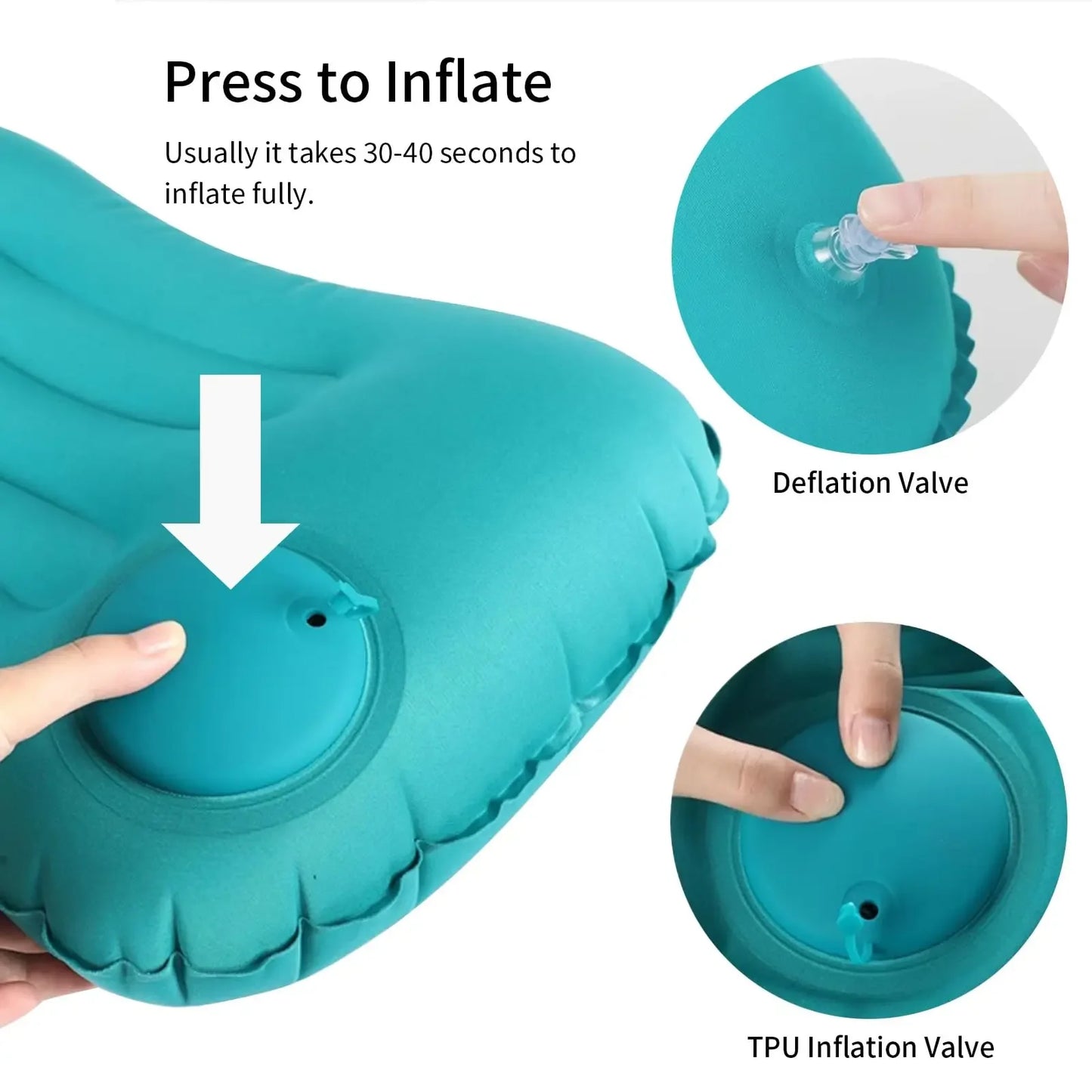 Portable Comfortable Inflatable Pillow
