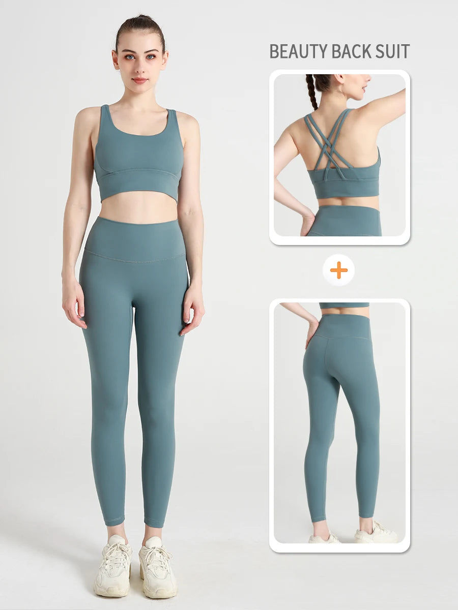 2 Piece Yoga Clothes Women's Tracksuit
