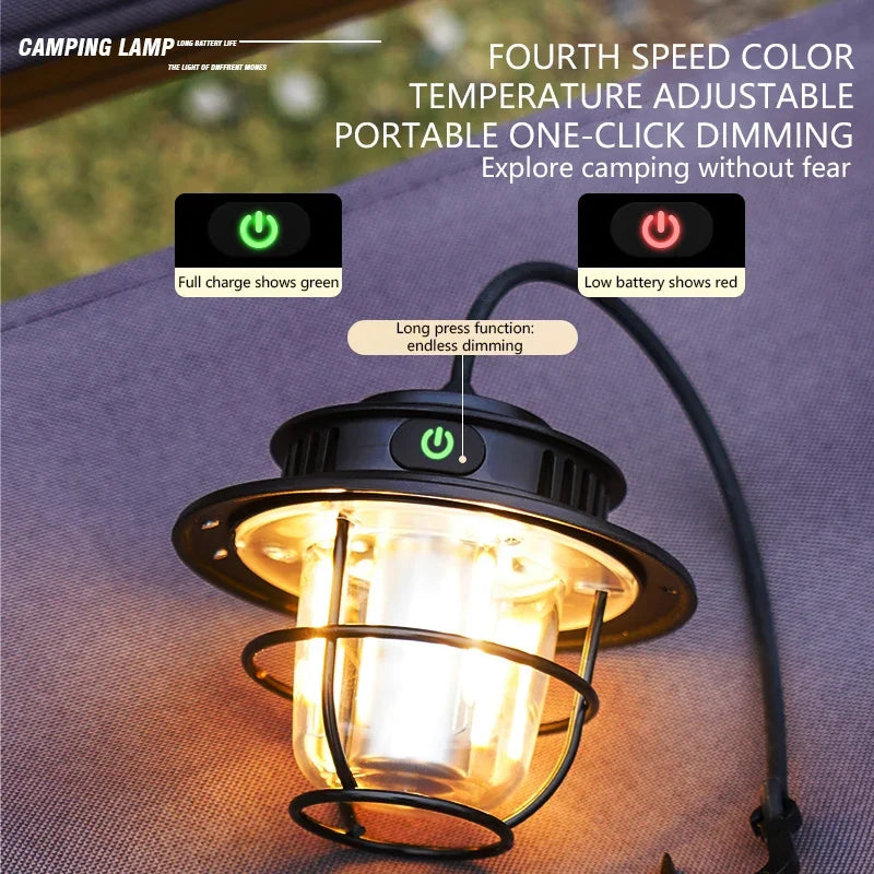 ESMARTER Retro Portable Camping Lantern