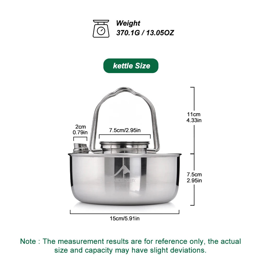 Widesea 1.7L Stainless Steel Kettle