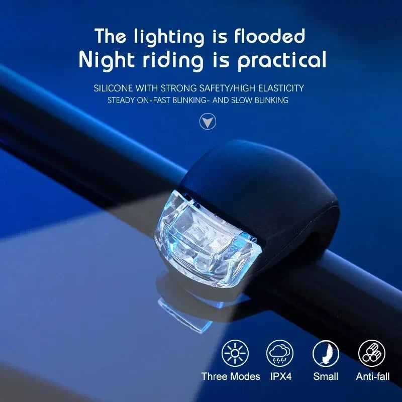 Silicone Waterproof Bicycle Front Headlamps