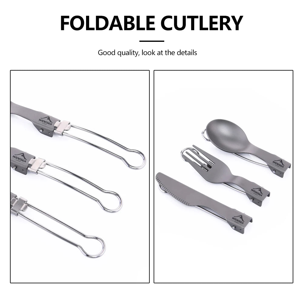 Widesea Titanium – Ultralight Camping Cutlery