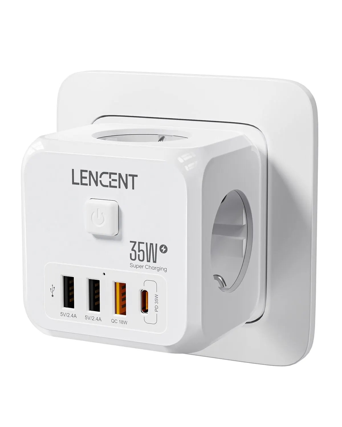 LENCENT Wall Socket Extender