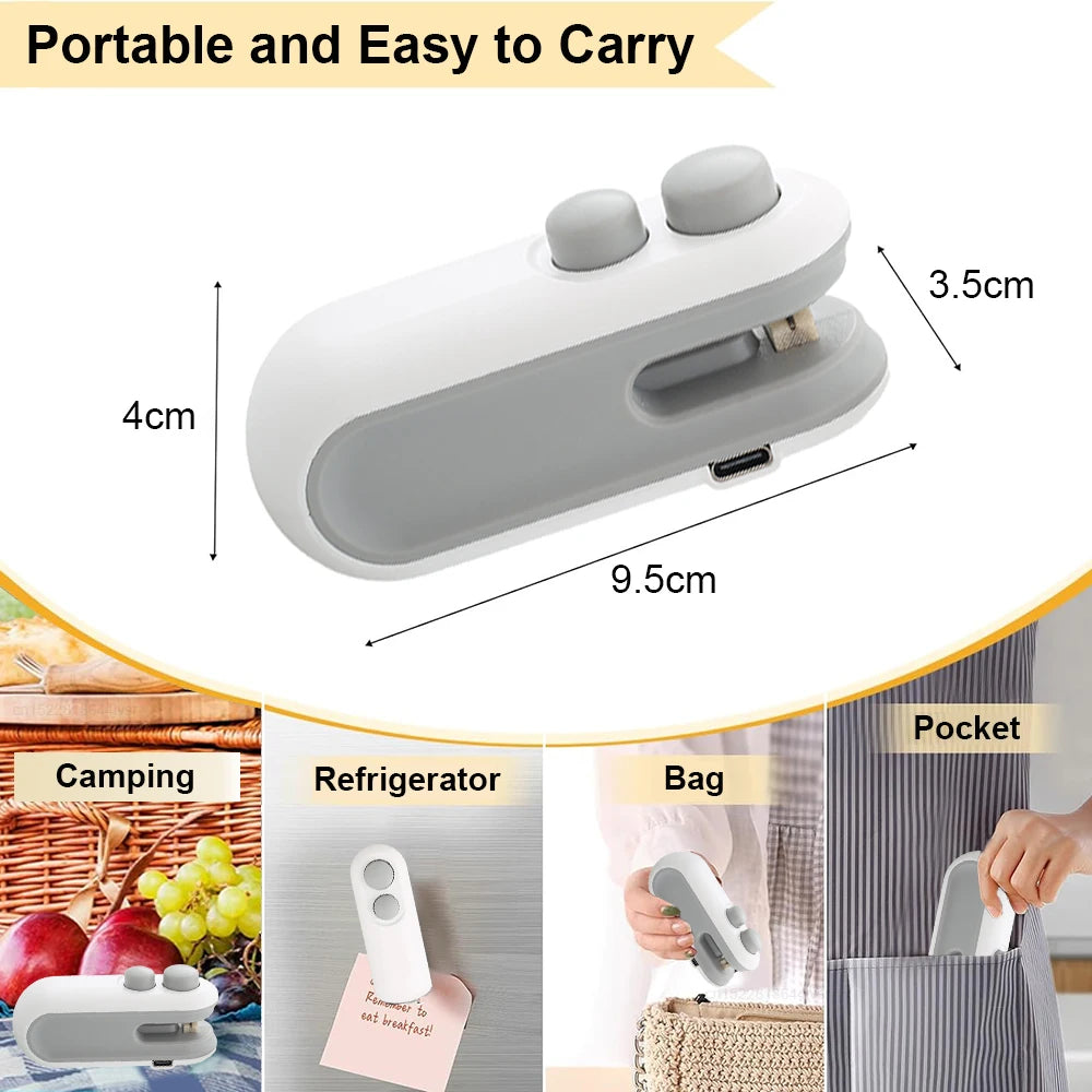 Rechargeable Handheld Food Sealer
