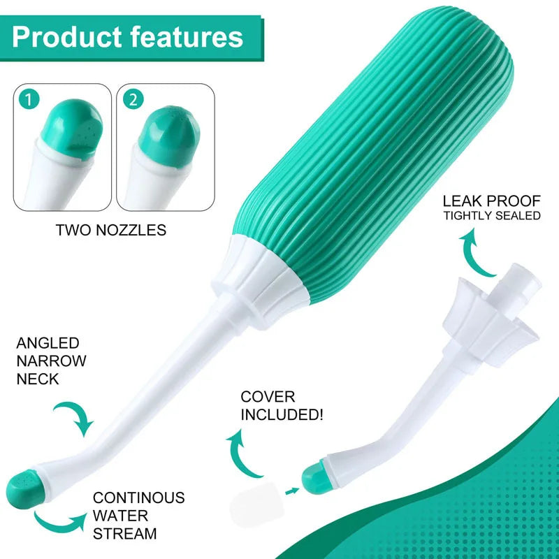 650ml Portable Handheld Bidet Bottle with Retractable Nozzle