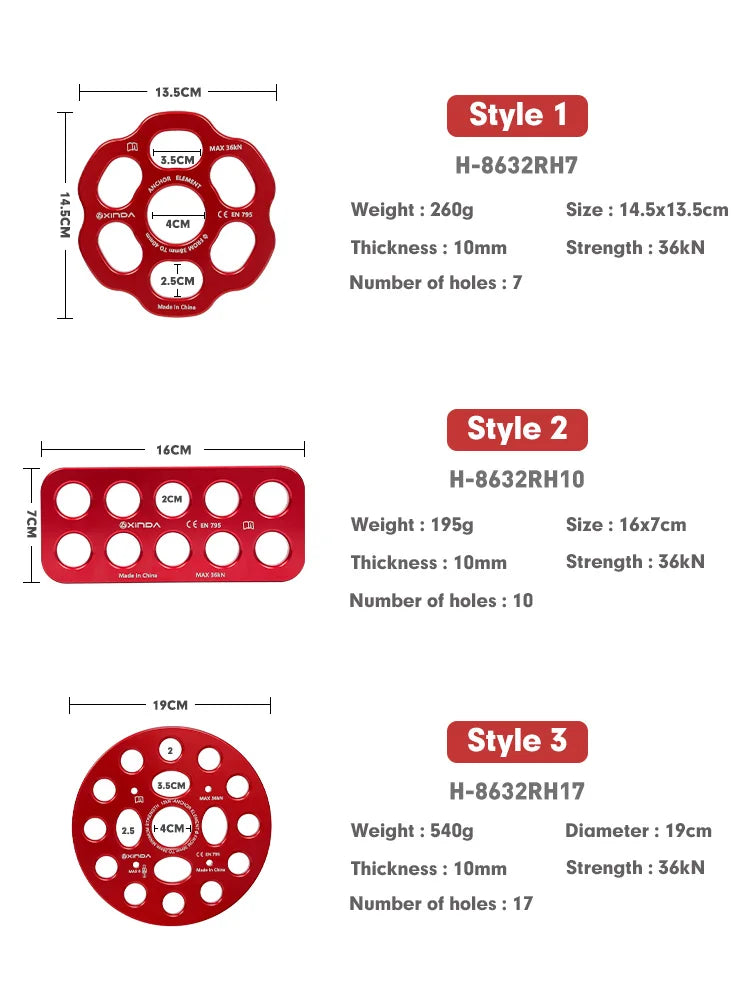 Xinda Rigging Plate H-8632