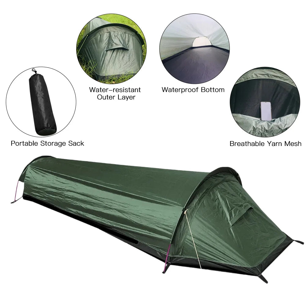 Defthike Single Person Hiking Tent