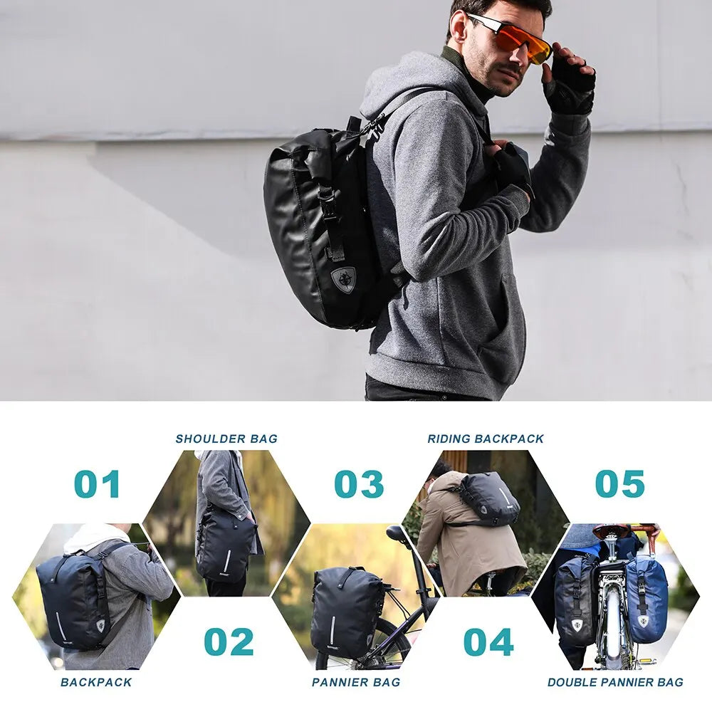 Rhinowalk 20L Waterproof Bike Pannier Bag