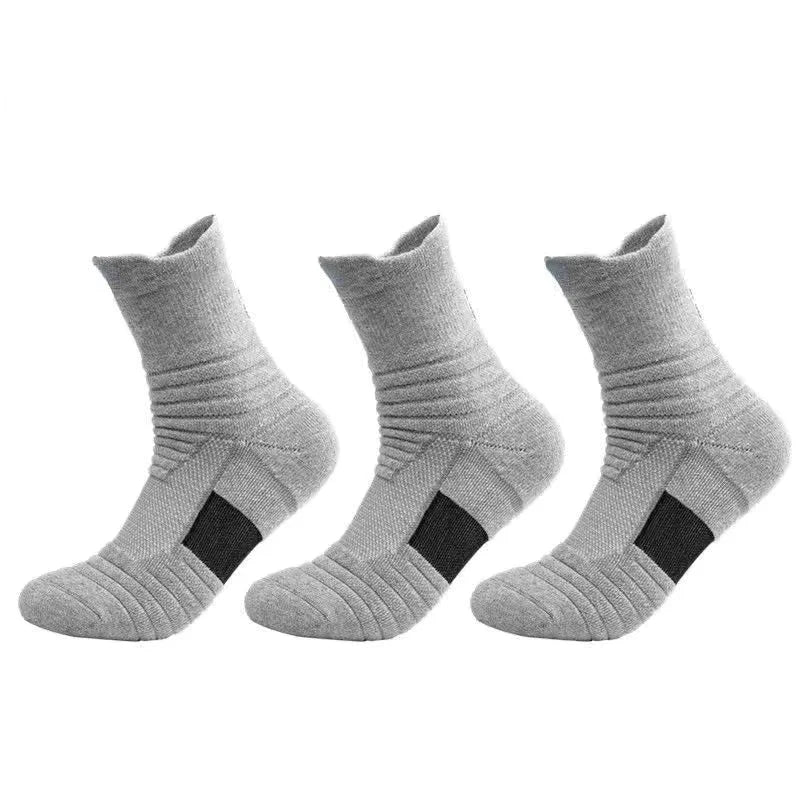 3 Pairs/Lot Men's Compression Sports Socks