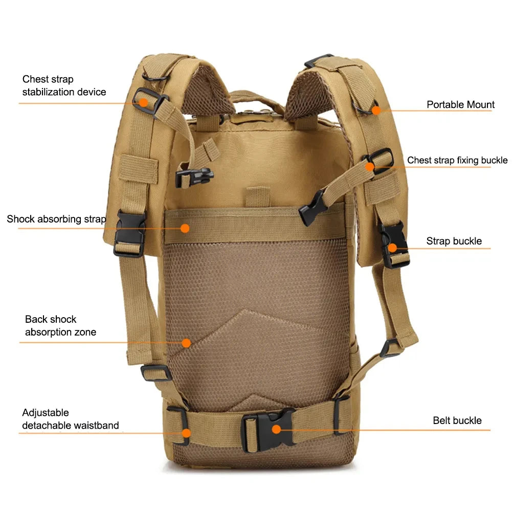 Classic Tactical Camouflage Backpack