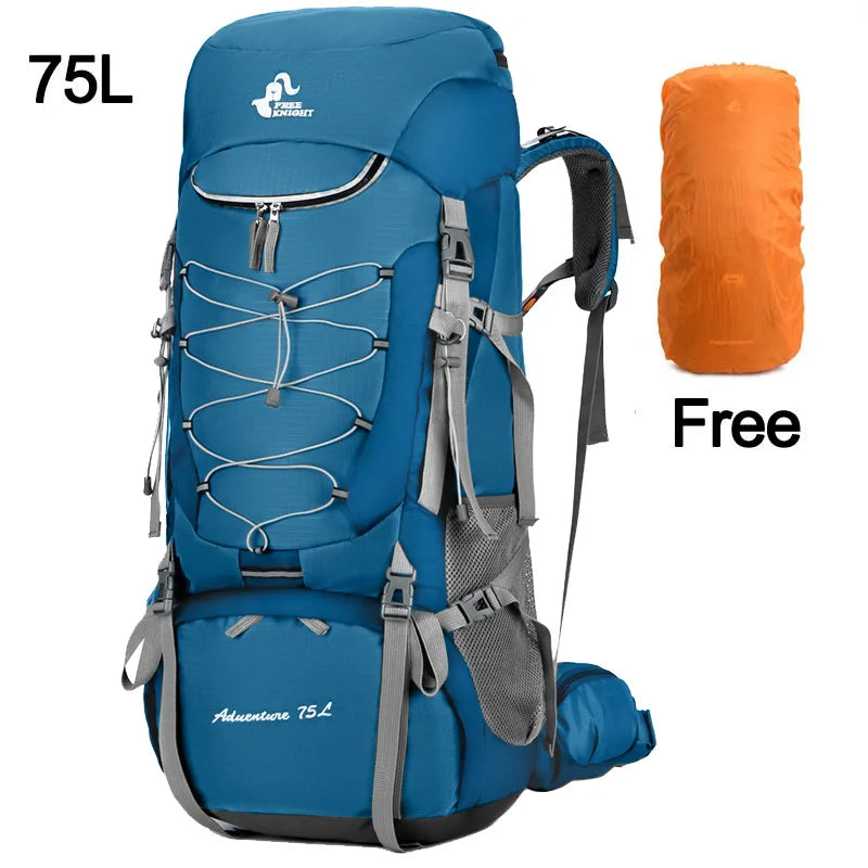 75L Camping Backpack with Rain Cover