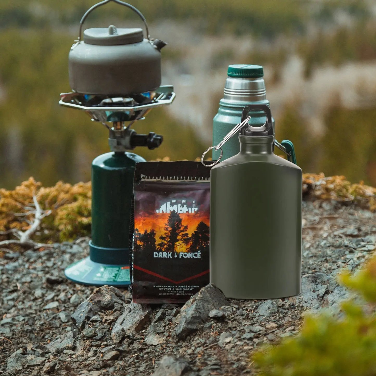 Portable Wear-Resistant Flat Kettle – 500ml