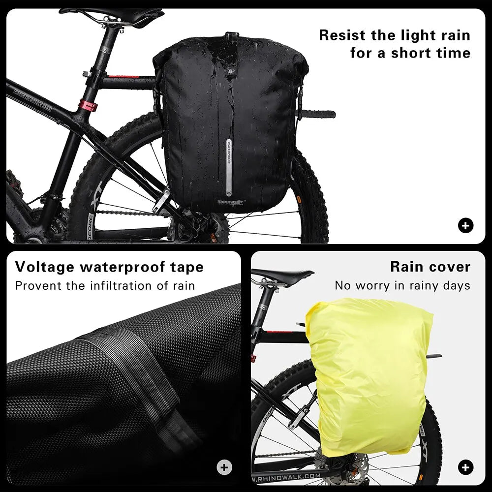 Rhinowalk 20L Waterproof Bike Pannier Bag