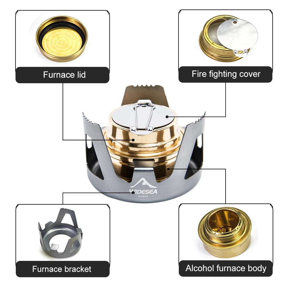 Widesea Mini Ultra-Light Alcohol Stove