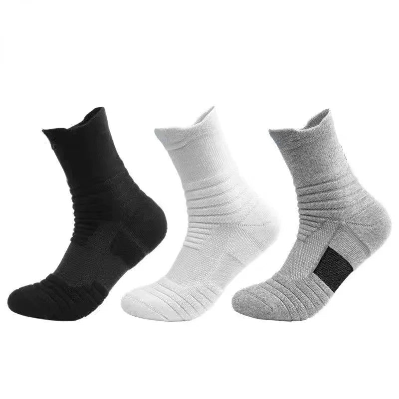 3 Pairs/Lot Men's Compression Sports Socks